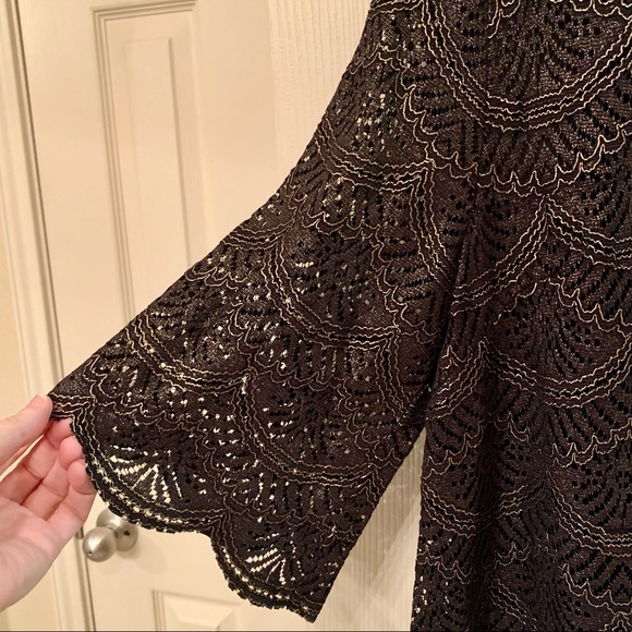 Francesca’s Miami Scallop Lace Dress - Picture 2 of 5